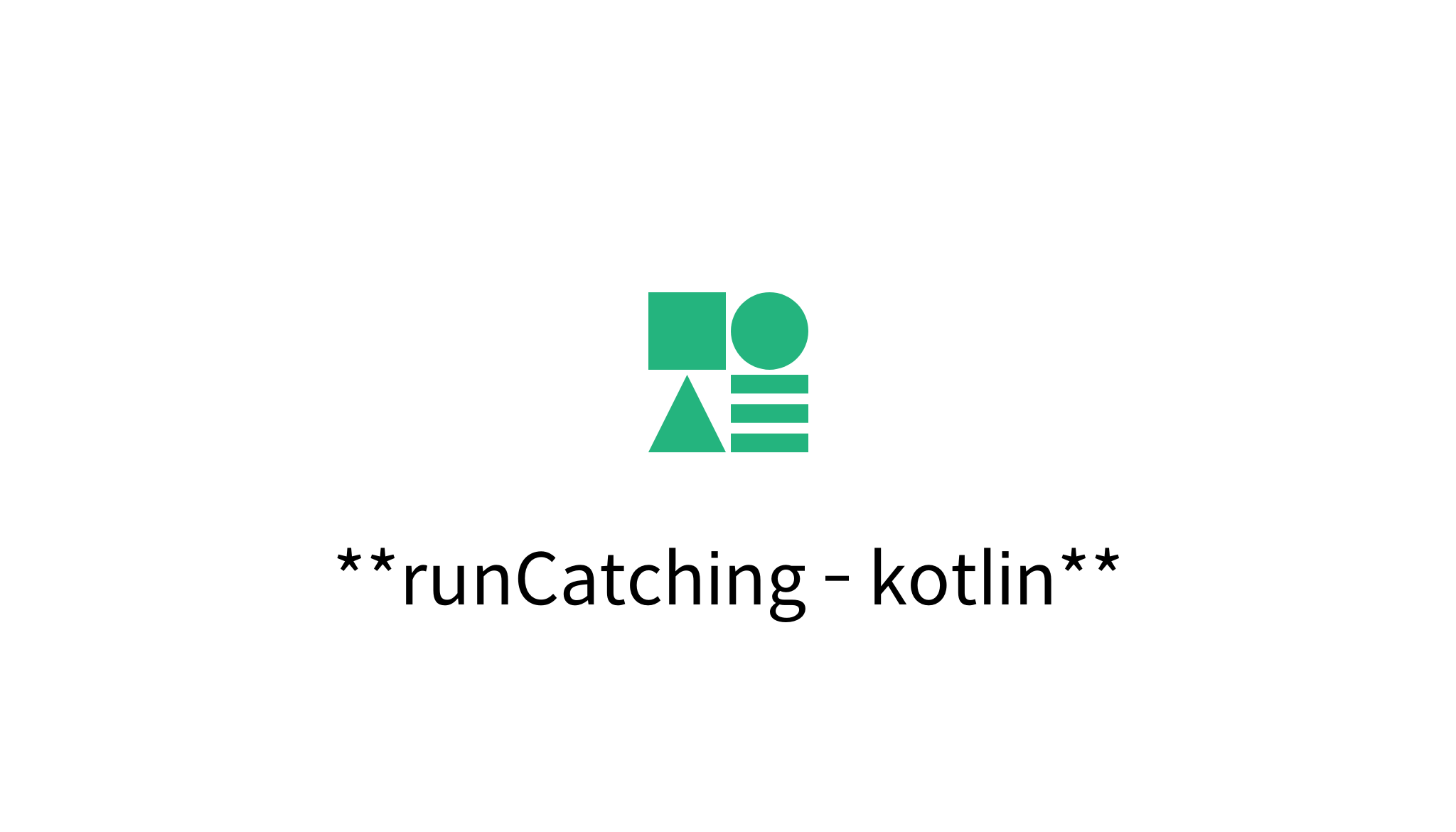 runCatching kotlin mysetting